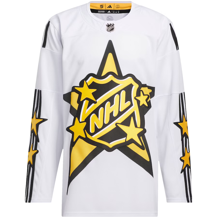 2024 ALL STAR WHITE ADIDAS X DREW HOUSE JERSEYS Hockey Authentic