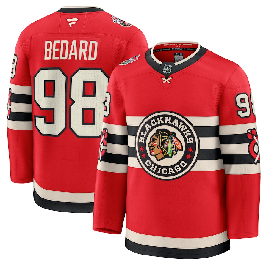 ANY NAME AND NUMBER CHICAGO BLACKHAWKS 2025 WINTER CLASSIC FANATICS PREMIUM NHL JERSEY (HAND STITCHED ON-ICE NAME/NUMBER/CUSTOMIZATION)