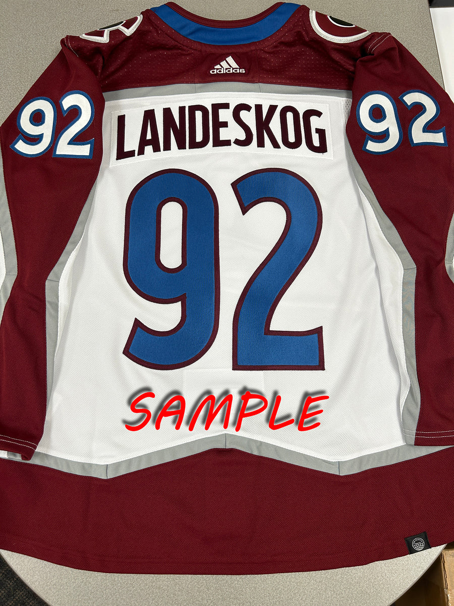 ANY NAME AND NUMBER COLORADO AVALANCHE THIRD AUTHENTIC ADIDAS NHL