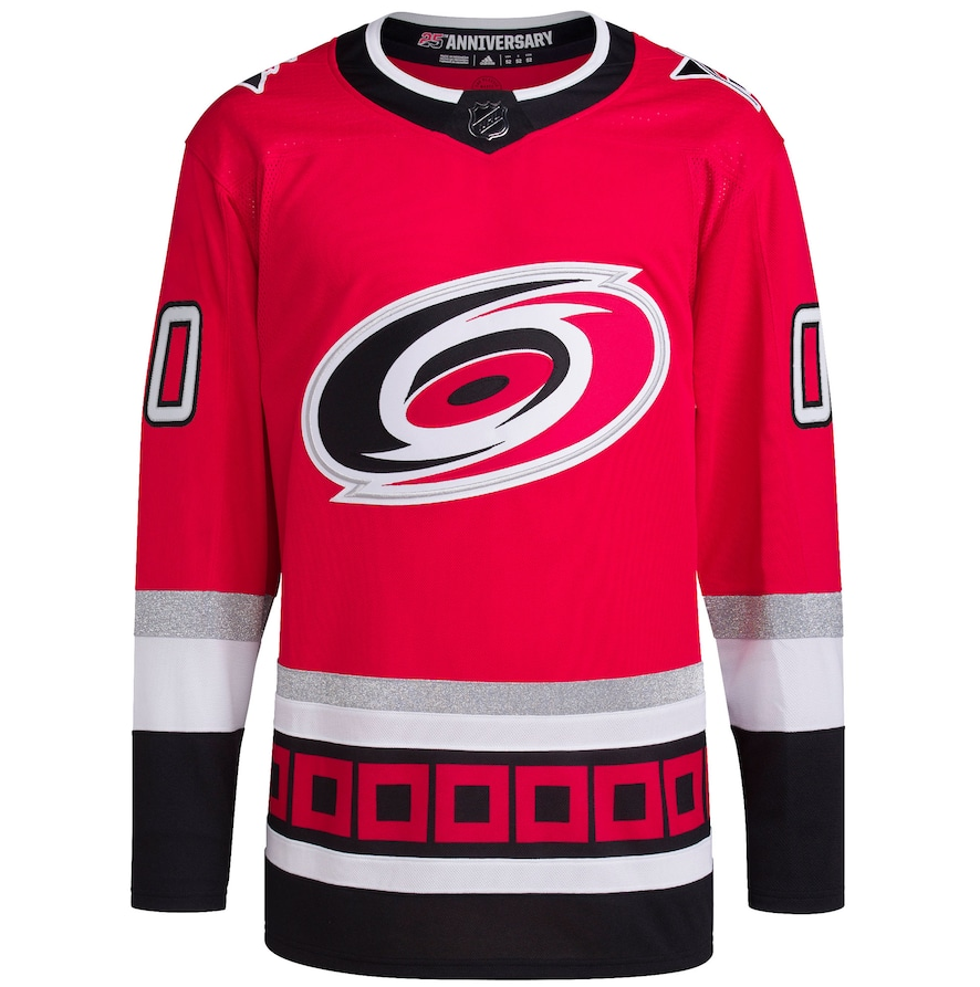 Carolina Hurricanes Red 25th Anniversary Authentic Hockey Jersey – Red and  White Shop