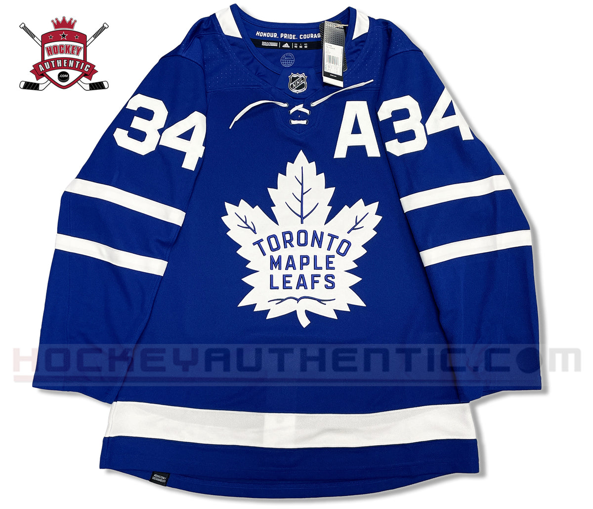 Auston Matthews Toronto Maple Leafs Home Blue Jersey Size 52