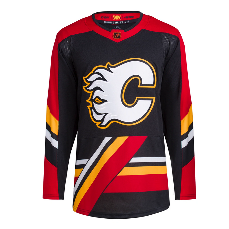 NHL, Shirts, Vintage Nhl Calgary Flames Fanatics Stitch Jersey
