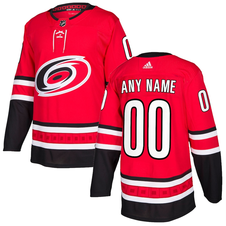 ANY NAME AND NUMBER CAROLINA HURRICANES ADIDAS PRIMEGREEN NHL JERSEY (HAND STITCHED ON-ICE NAME/NUMBER/CUSTOMIZATION)