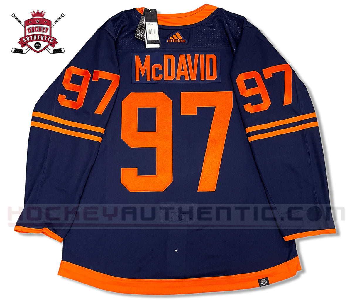 CONNOR MCDAVID EDMONTON OILERS THIRD AUTHENTIC ADIDAS NHL JERSEY