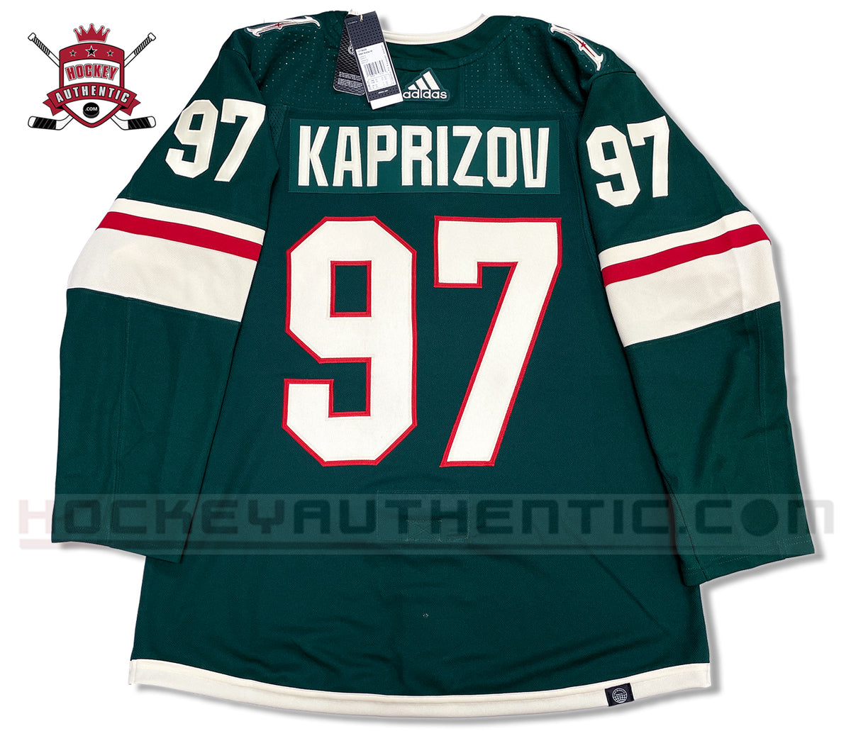 Adidas Minnesota Wild Kirill Kaprizov #97 Alternate Adizero Authentic Jersey, Men's, Size 46, Green