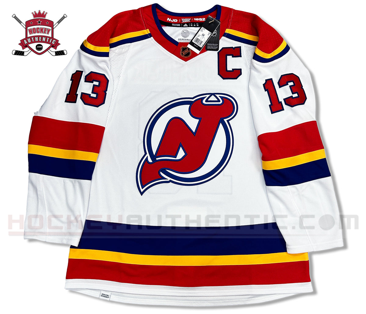 Jesper Bratt New Jersey Devils Adidas Primegreen Authentic NHL Hockey Jersey - Home / S/46