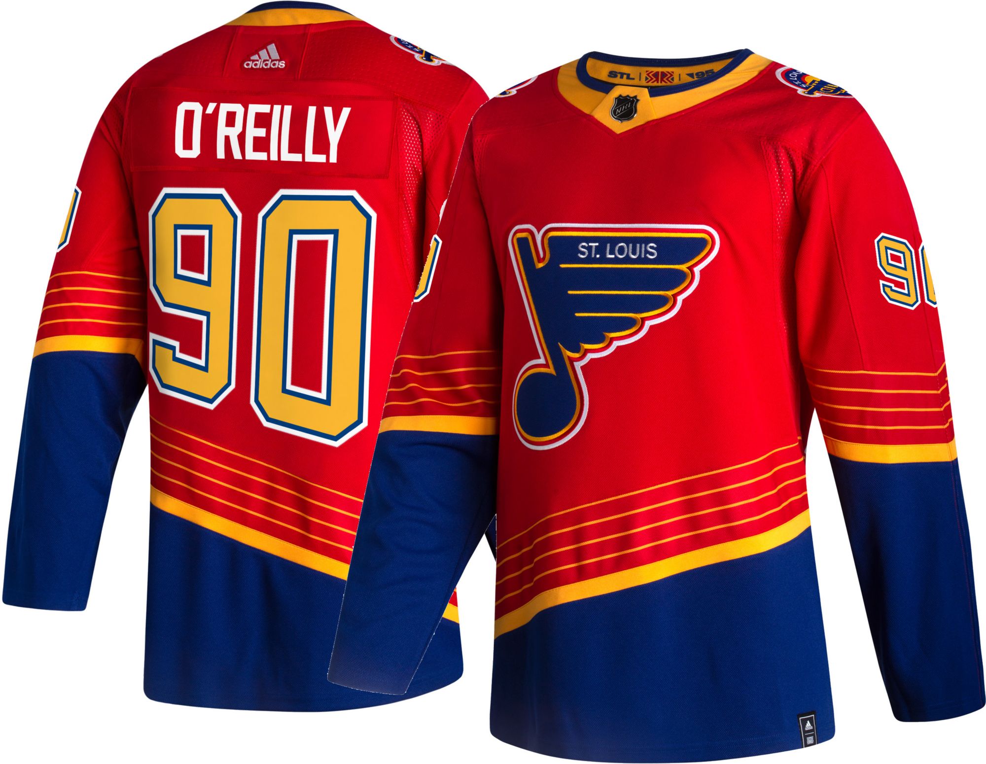 ANY NAME AND NUMBER ST. LOUIS BLUES REVERSE RETRO AUTHENTIC PRO ADIDAS