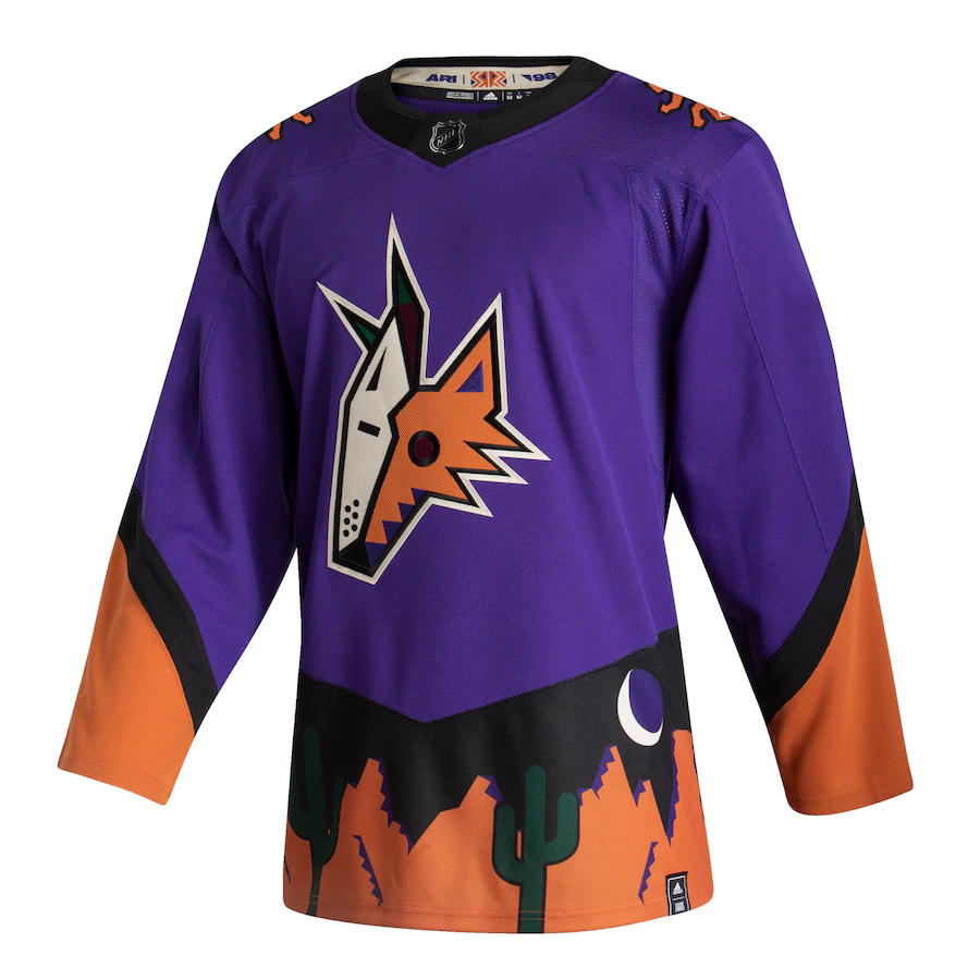 Customizable Arizona Coyotes Adidas Primegreen Authentic NHL Hockey Jersey