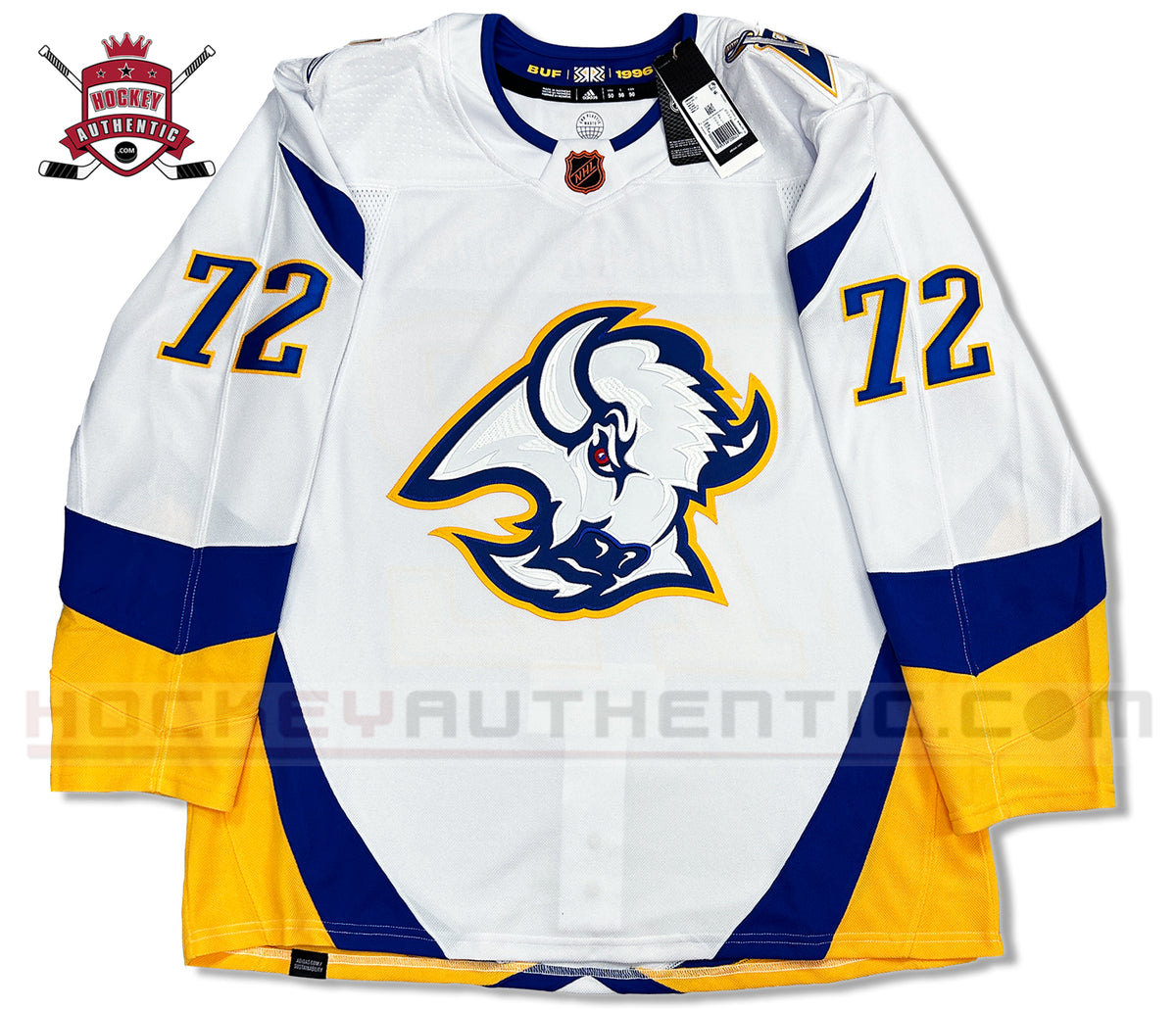 ANY NAME AND NUMBER BUFFALO SABRES HOME AUTHENTIC ADIDAS NHL JERSEY (C –  Hockey Authentic