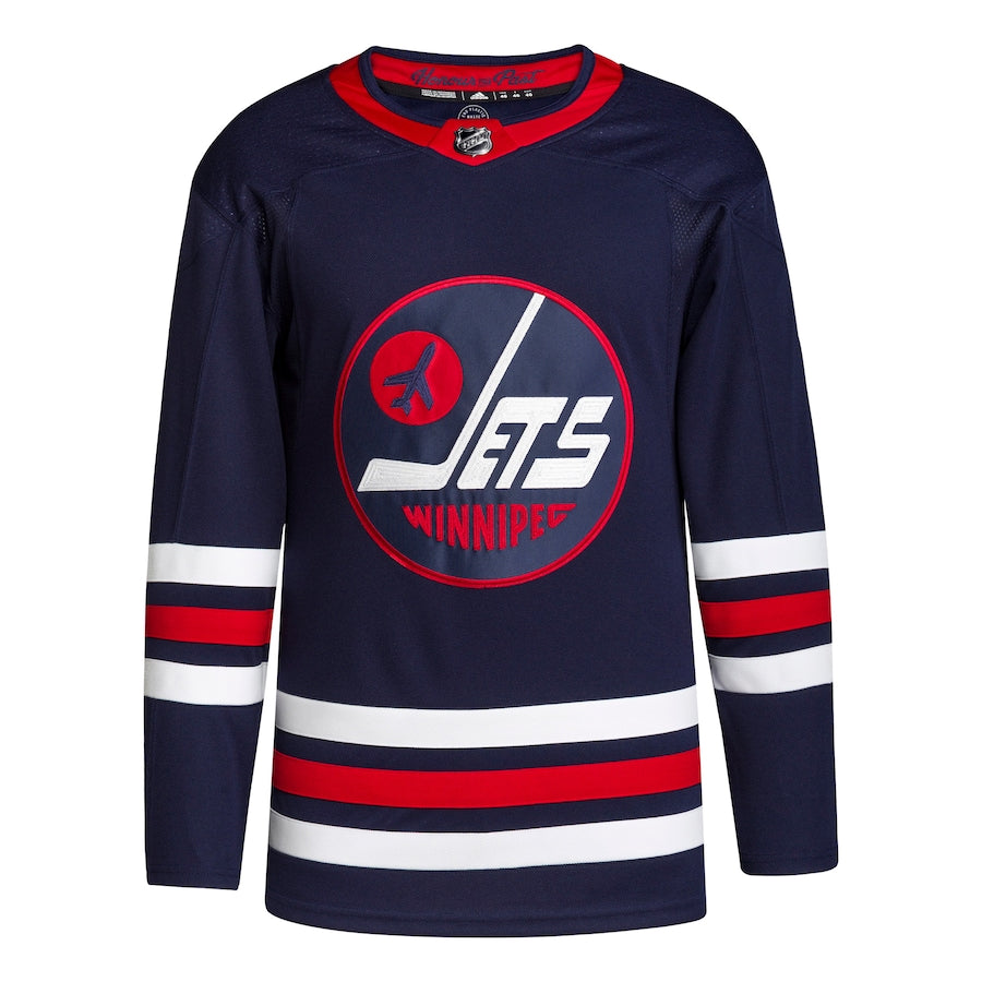 Connor Hellebuyck Winnipeg Jets Adidas Primegreen Authentic NHL Hockey Jersey - Home / XXS/42
