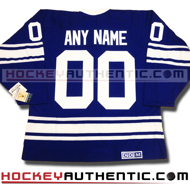 ANY NAME AND NUMBER TORONTO MAPLE LEAFS CCM VINTAGE 1967 REPLICA NHL J