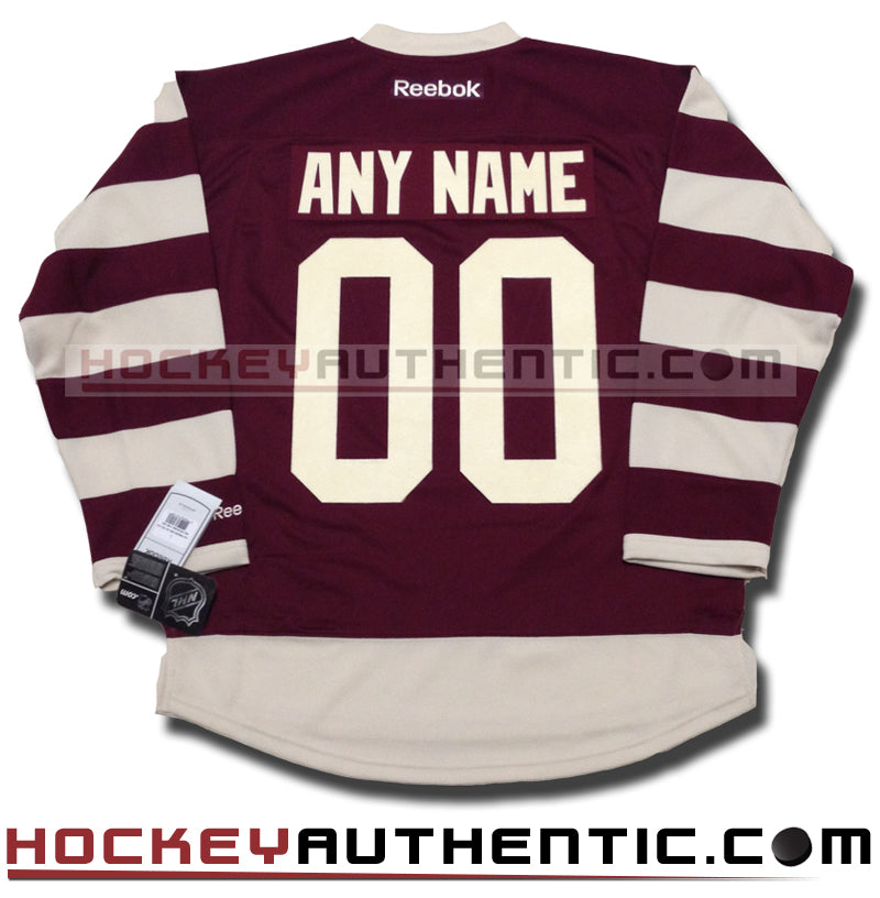 BLANK VANCOUVER CANUCKS MILLIONAIRES 2014 HERITAGE CLASSIC REEBOK JERSEY  SIZE L 