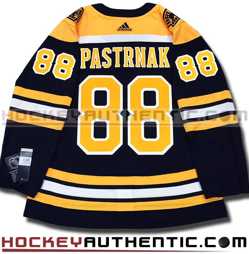 Men's NHL Boston Bruins David Pastrnak Adidas Primegreen Reverse Retro White  - Authentic Pro Jersey with ON ICE Cresting - Sports Closet