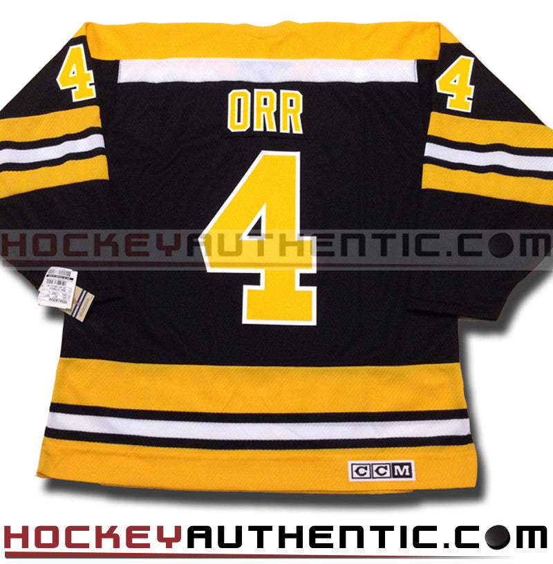 BOBBY ORR BOSTON BRUINS CCM VINTAGE 1970 REPLICA NHL JERSEY