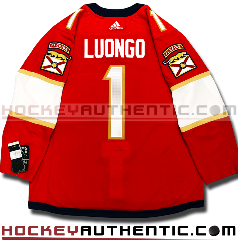 ROBERTO LUONGO FLORIDA PANTHERS AUTHENTIC PRO ADIDAS NHL JERSEY CLIMA