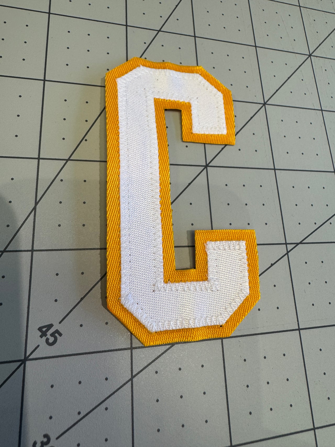 CAPTAIN "C" OFFICIAL PATCH FOR MINNESOTA WILD REVERSE RETRO 2 JERSEY