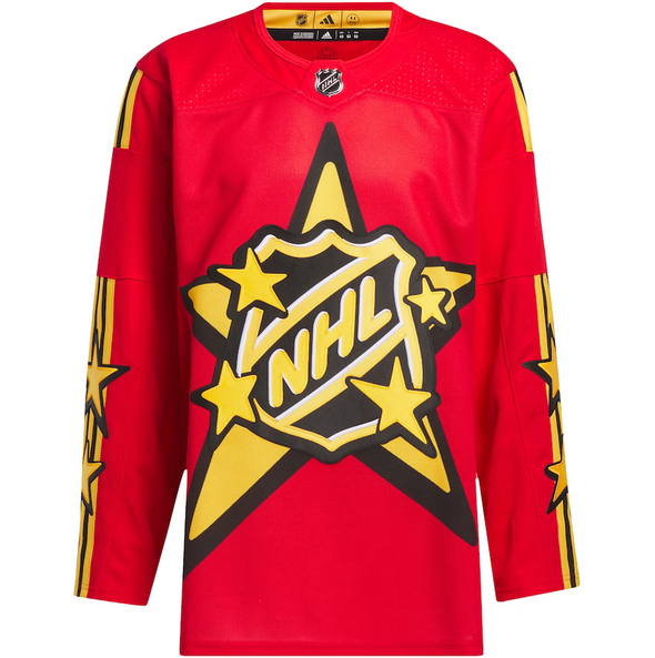 ELIAS PETTERSSON 2024 ALL STAR AUTHENTIC RED ADIDAS X DREW HOUSE NHL JERSEY (VANCOUVER CANUCKS)