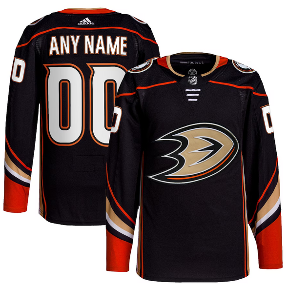 ANY NAME AND NUMBER ANAHEIM DUCKS HOME AUTHENTIC ADIDAS NHL JERSEY (CUSTOMIZED PRIMEGREEN MODEL)