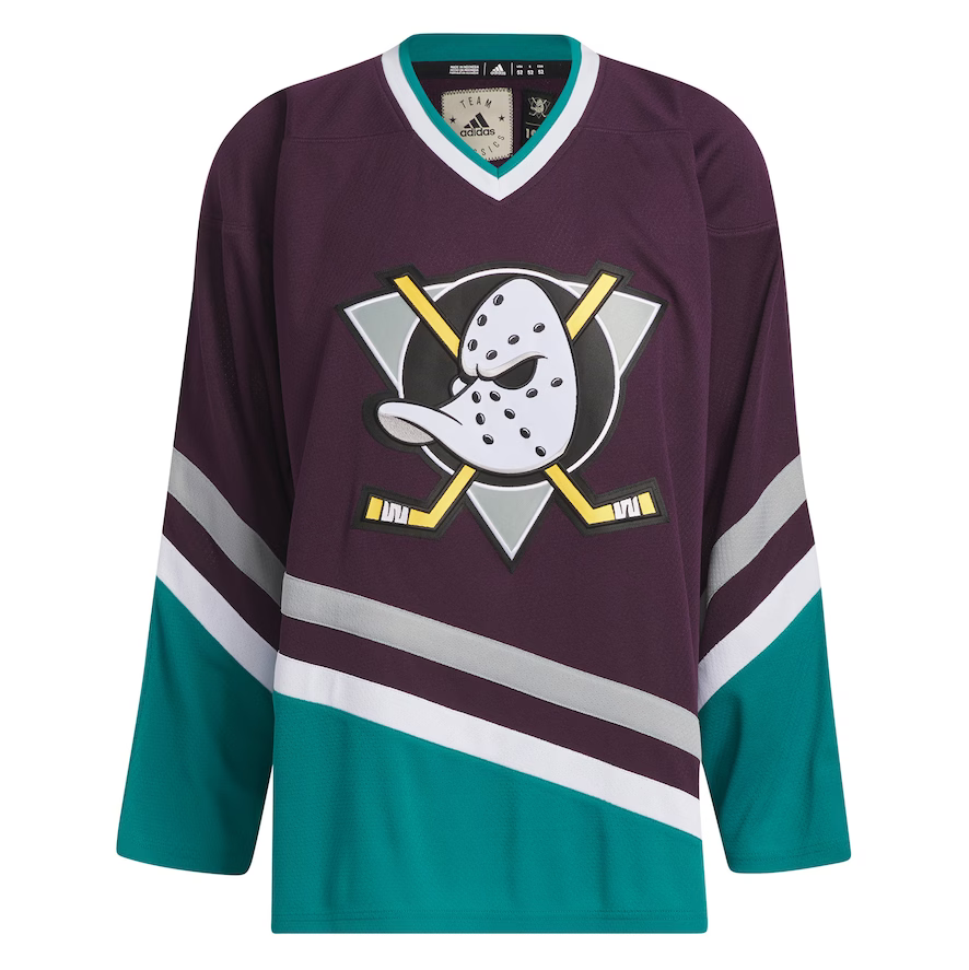 Anaheim ducks black jersey on sale