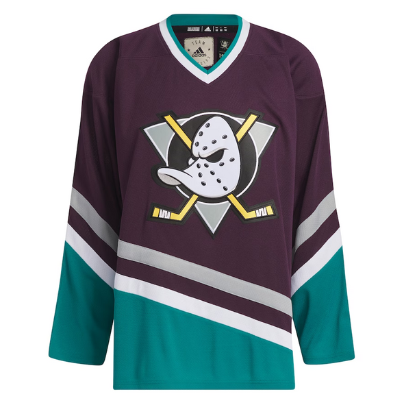 ANY NAME AND NUMBER ANAHEIM MIGHTY DUCKS ADIDAS TEAM CLASSICS NHL JERSEY (CUSTOMIZED MODEL)
