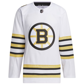 NWT $180 Adidas Size 50 Authentic Boston Bruins Third Alternate Hockey  Jersey