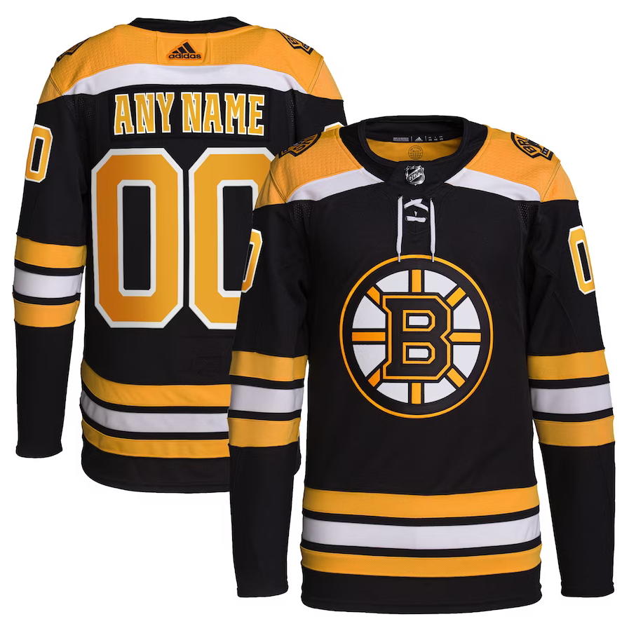 NWT $180 Adidas Size 50 Authentic Boston Bruins Third Alternate Hockey  Jersey