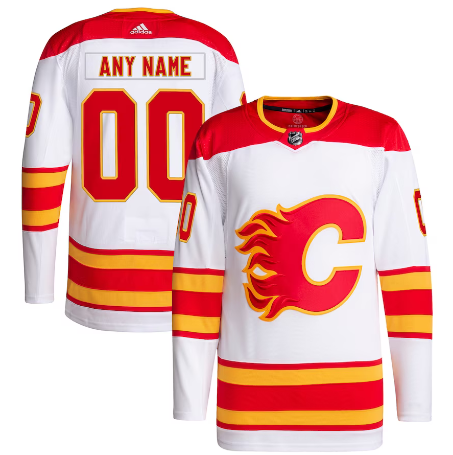 Jakob Markstrom Calgary Flames Adidas Primegreen Authentic NHL Hockey Jersey - Home / L/52