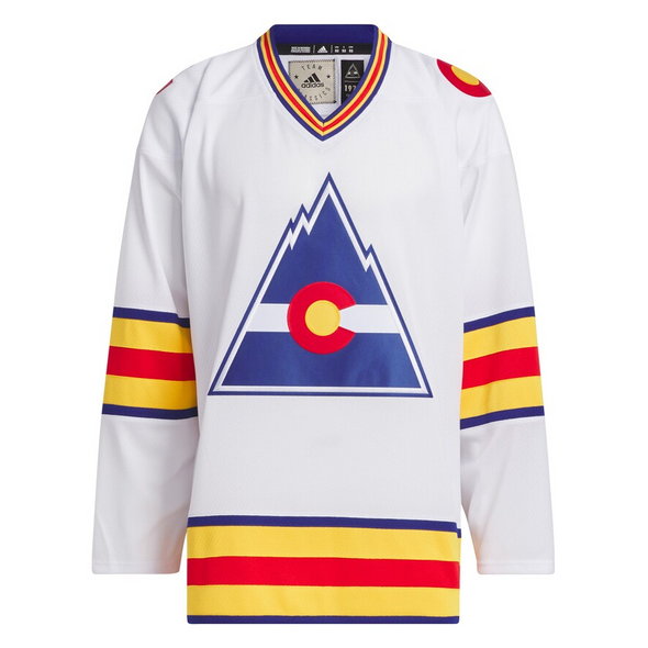 ANY NAME AND NUMBER COLORADO ROCKIES ADIDAS TEAM CLASSICS NHL JERSEY (CUSTOMIZED MODEL)