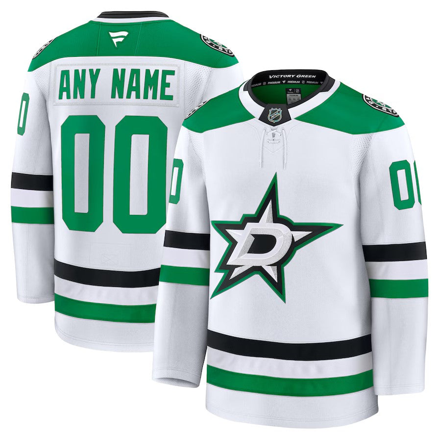 ANY NAME AND NUMBER DALLAS STARS HOME OR AWAY FANATICS NHL JERSEY (HAND STITCHED PREMIUM MODEL)