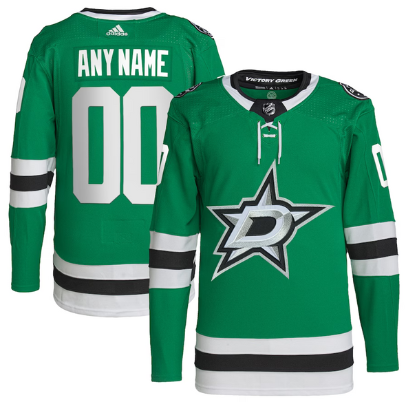 ANY NAME AND NUMBER DALLAS STARS HOME AUTHENTIC ADIDAS NHL JERSEY (CUSTOMIZED PRIMEGREEN MODEL)