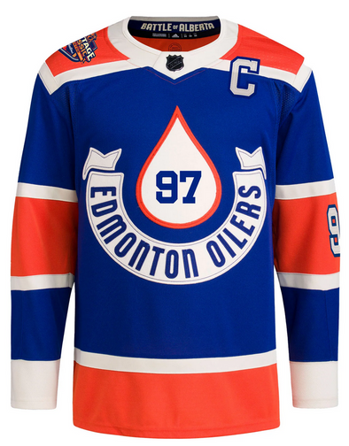 Fanatics Edmonton Oilers Reverse Retro 1.0 NHL Hockey Jersey White  Alternate S