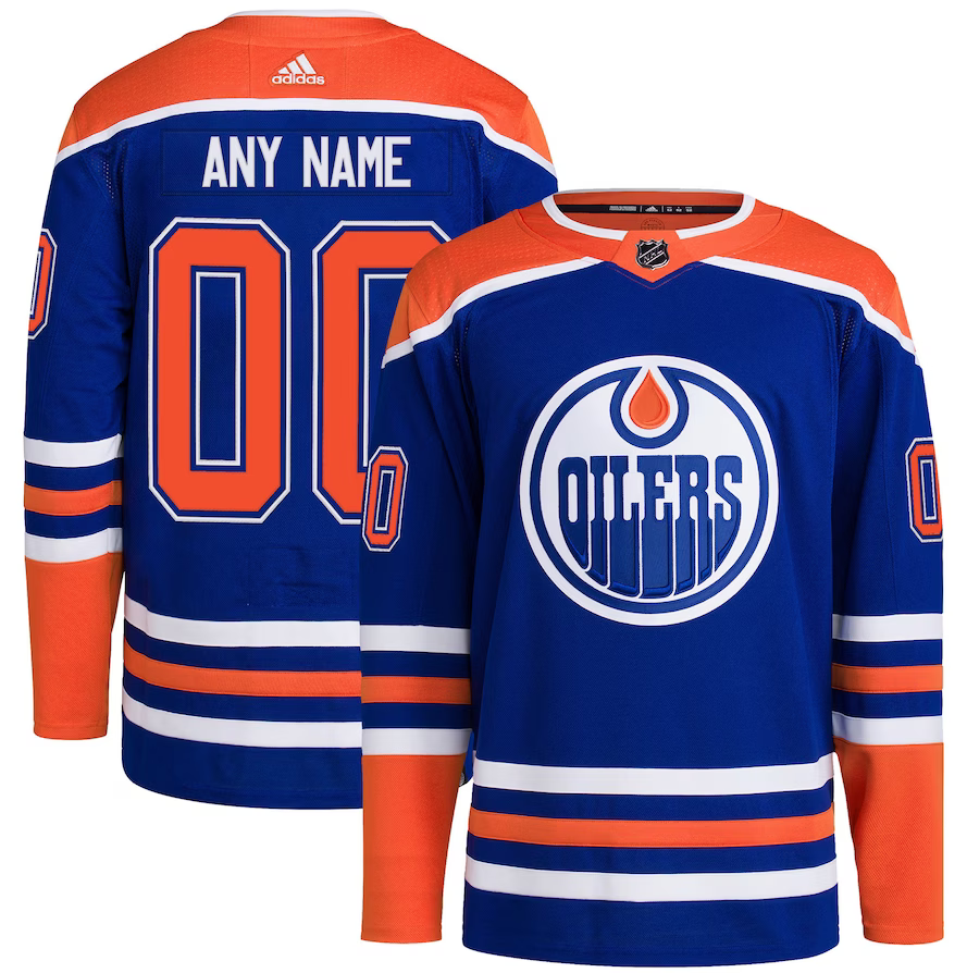 Philip Broberg Edmonton Oilers Autographed Adidas Jersey