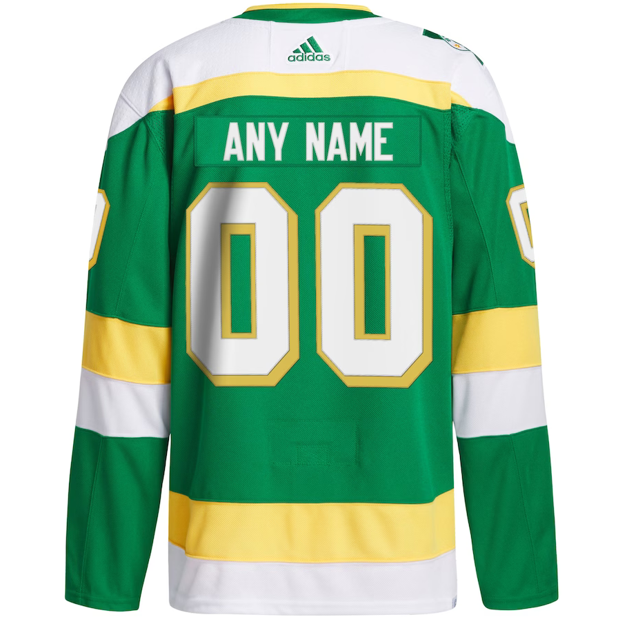 ANY NAME AND NUMBER MINNESOTA WILD HOME AUTHENTIC ADIDAS NHL