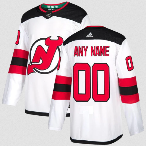 ANY NAME AND NUMBER NEW JERSEY DEVILS HOME OR AWAY AUTHENTIC ADIDAS NH