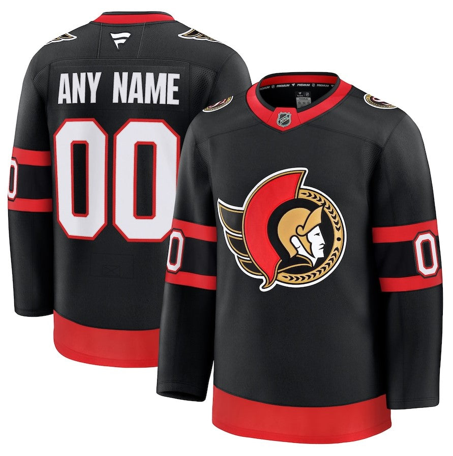 ANY NAME AND NUMBER OTTAWA SENATORS HOME OR AWAY FANATICS NHL JERSEY (HAND STITCHED PREMIUM MODEL)