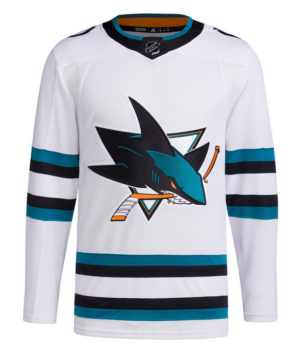 ANY NAME AND NUMBER SAN JOSE SHARKS HOME OR AWAY AUTHENTIC ADIDAS NHL JERSEY (CUSTOMIZED PRIMEGREEN MODEL)