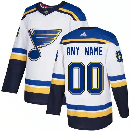 blues signed jersey