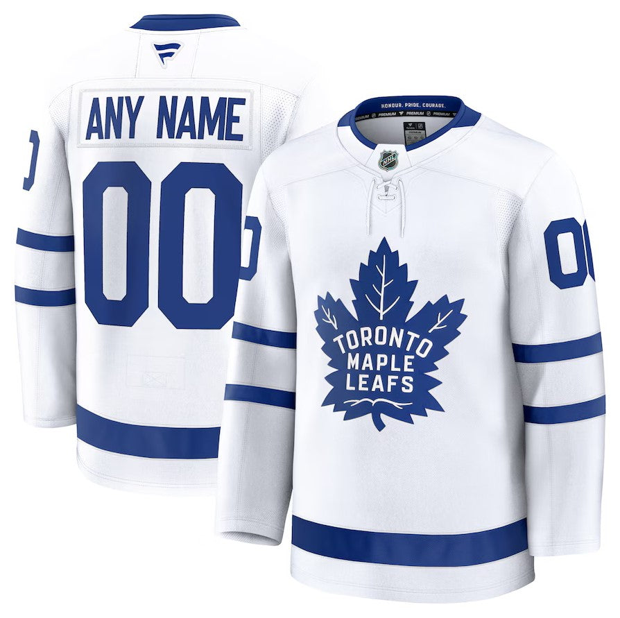 ANY NAME AND NUMBER TORONTO MAPLE LEAFS HOME OR AWAY FANATICS NHL JERSEY (HAND STITCHED PREMIUM MODEL)