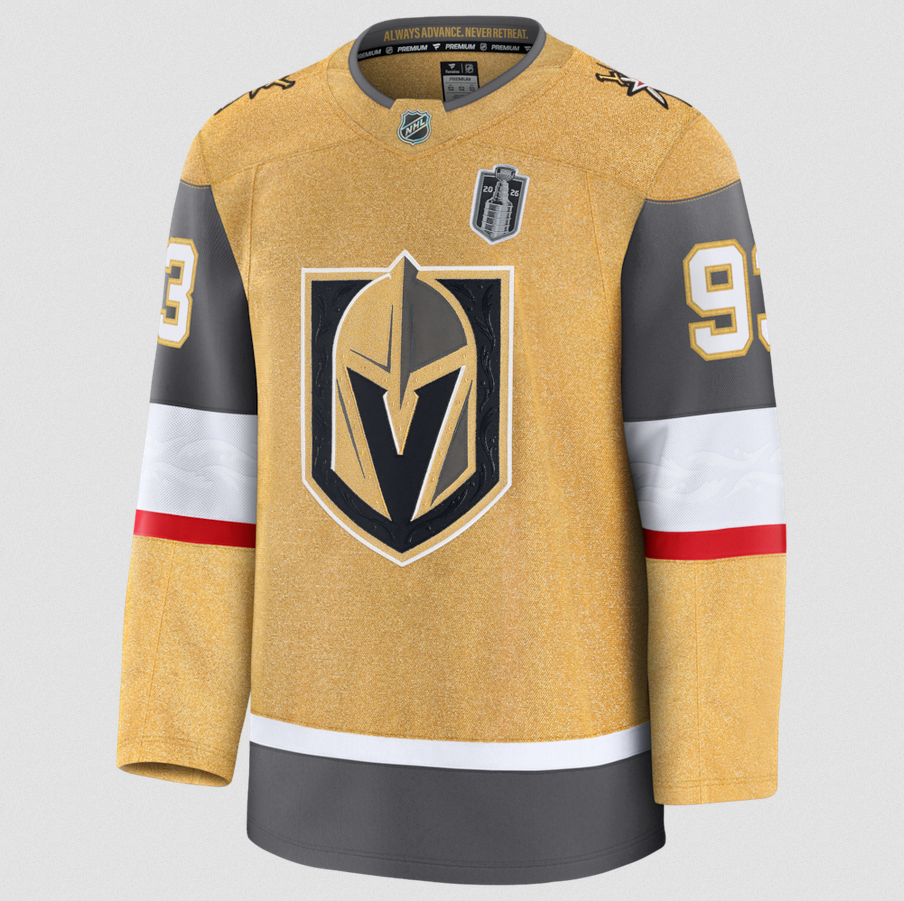 ANY NAME AND NUMBER VEGAS GOLDEN KNIGHTS 2026 STANLEY CUP FINAL HOME OR AWAY FANATICS PREMIUM NHL JERSEY (HAND STITCHED ON-ICE NAME/NUMBER/CUSTOMIZATION)