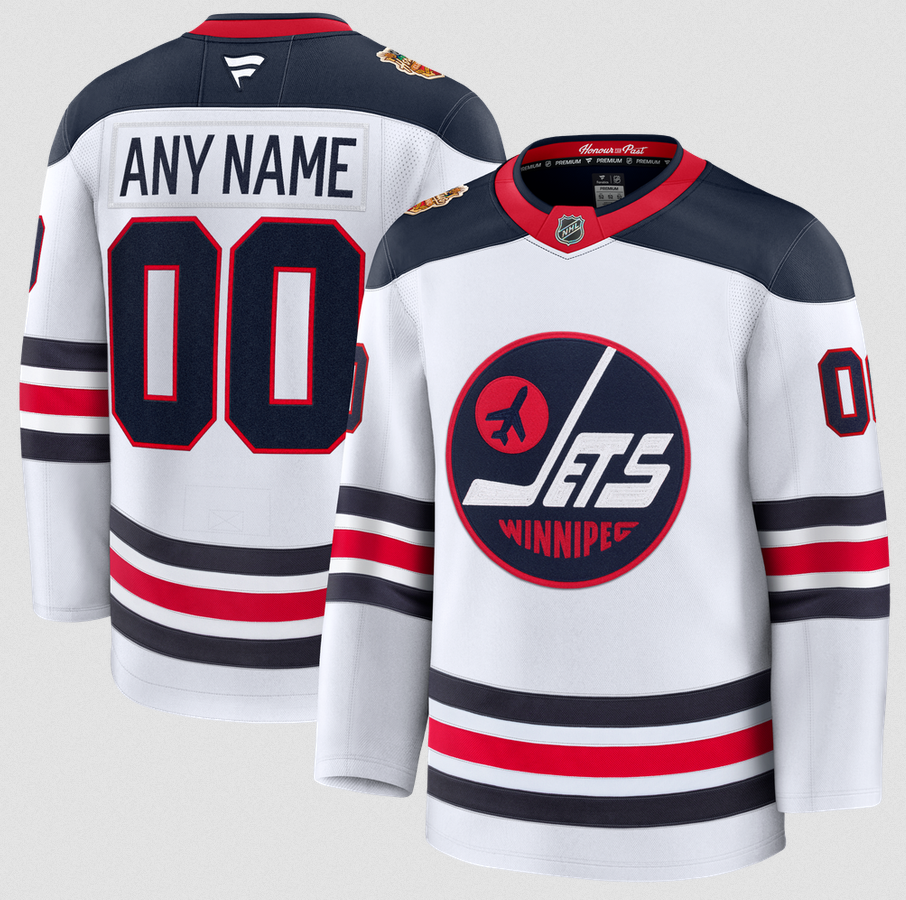 COMING SOON - ANY NAME AND NUMBER WINNIPEG JETS 2026 HERITAGE CLASSIC FANATICS PREMIUM NHL JERSEY (HAND STITCHED ON-ICE NAME/NUMBER/CUSTOMIZATION)