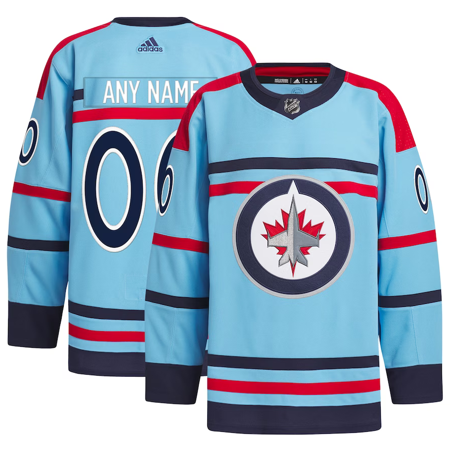 ANY NAME AND NUMBER WINNIPEG JETS ANNIVERSARY 1948 RCAF AUTHENTIC
