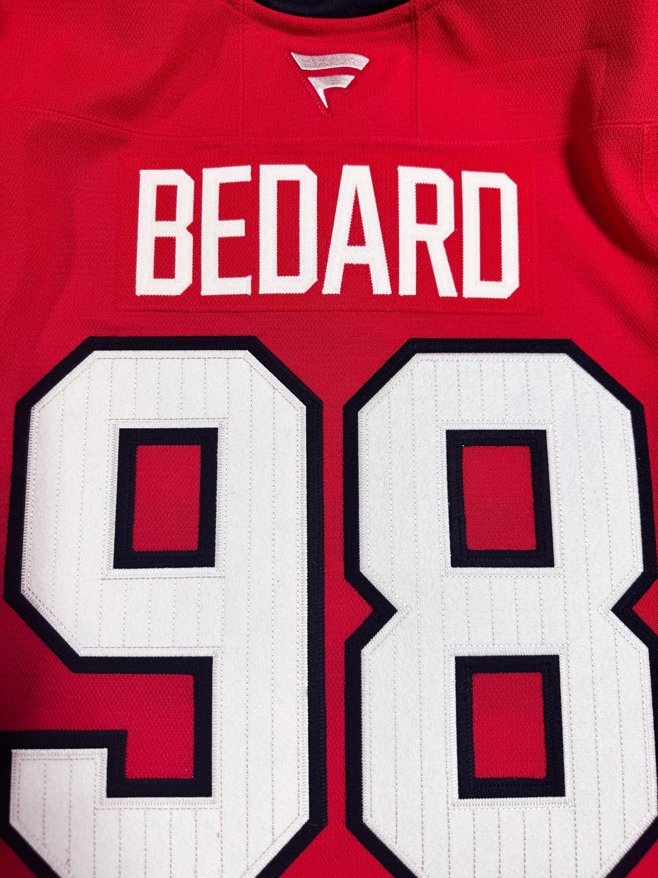 CONNOR BEDARD CHICAGO BLACKHAWKS WINTER CLASSIC FANATICS GAME NHL JERSEY (HAND STITCHED AUTHENTIC PRO MODEL - MADE IN CANADA)