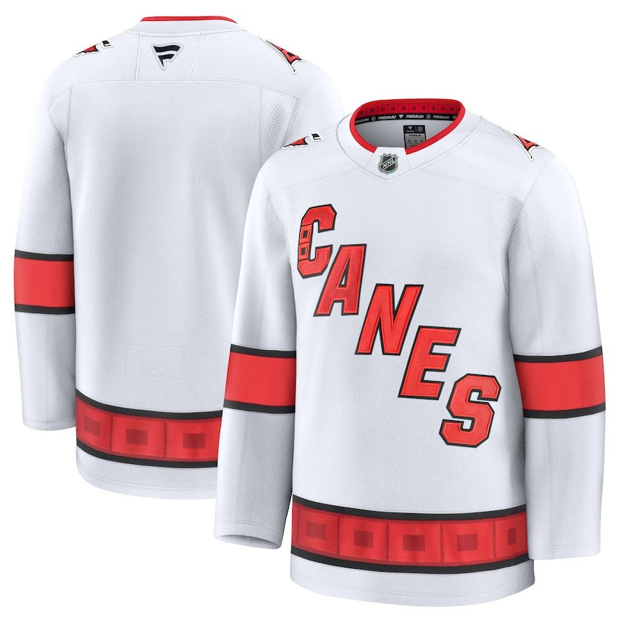 ANY NAME AND NUMBER CAROLINA HURRICANES HOME OR AWAY FANATICS NHL JERSEY (CUSTOMIZED PREMIUM MODEL)