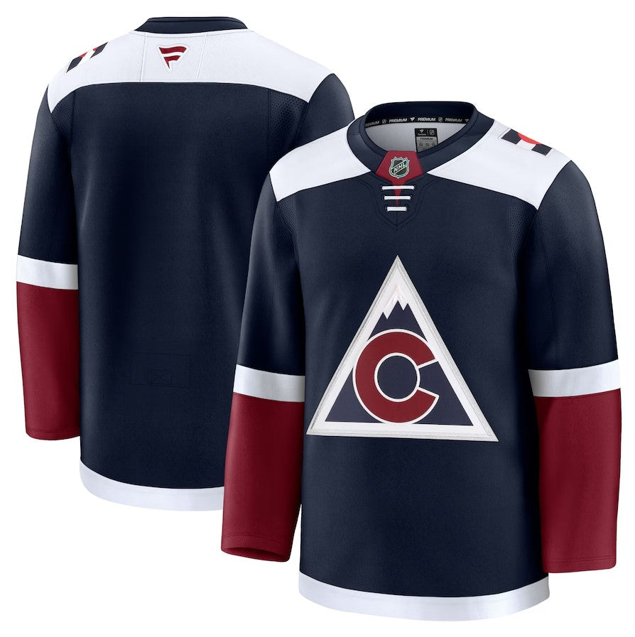 ANY NAME AND NUMBER COLORADO AVALANCHE THIRD FANATICS NHL JERSEY (CUSTOMIZED PREMIUM MODEL)