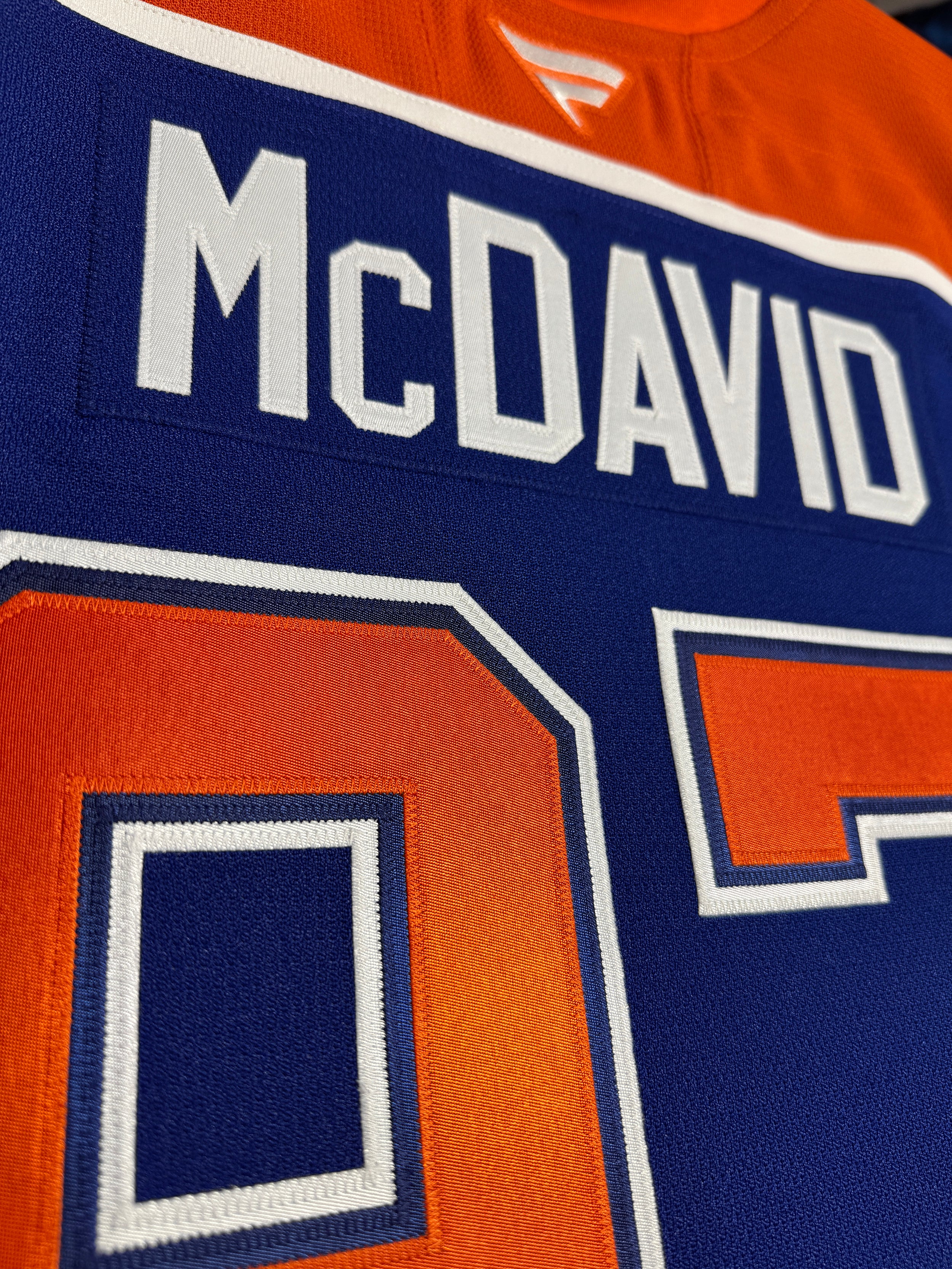 ANY NAME AND NUMBER EDMONTON OILERS HOME FANATICS AUTHENTIC PRO GAME N