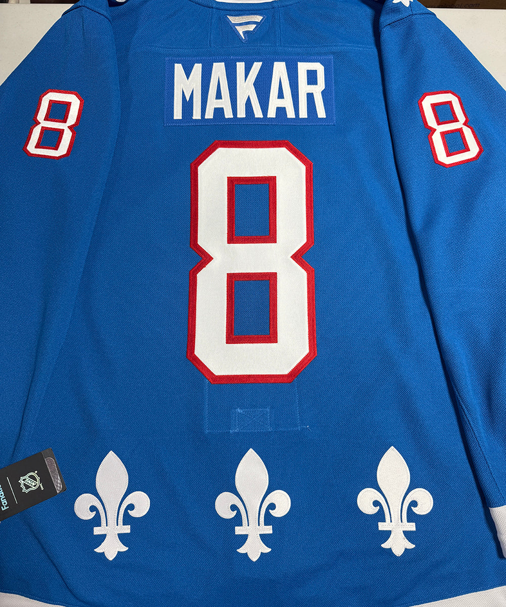 ANY NAME AND NUMBER COLORADO AVALANCHE 30TH ANNIVERSARY FANATICS PREMIUM NHL JERSEY (HAND STITCHED ON-ICE NAME/NUMBER/CUSTOMIZATION) QUEBEC NORDIQUES