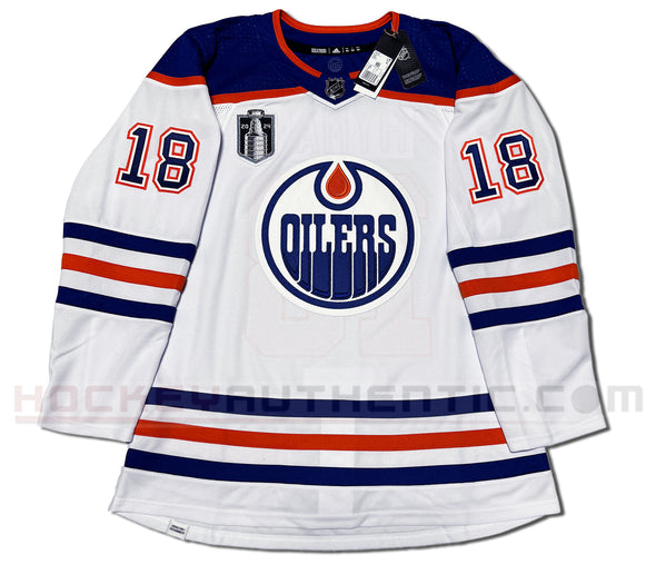 ANY NAME AND NUMBER EDMONTON OILERS 2024 STANLEY CUP FINAL HOME OR AWAY AUTHENTIC ADIDAS NHL JERSEY (CUSTOMIZED PRIMEGREEN MODEL)