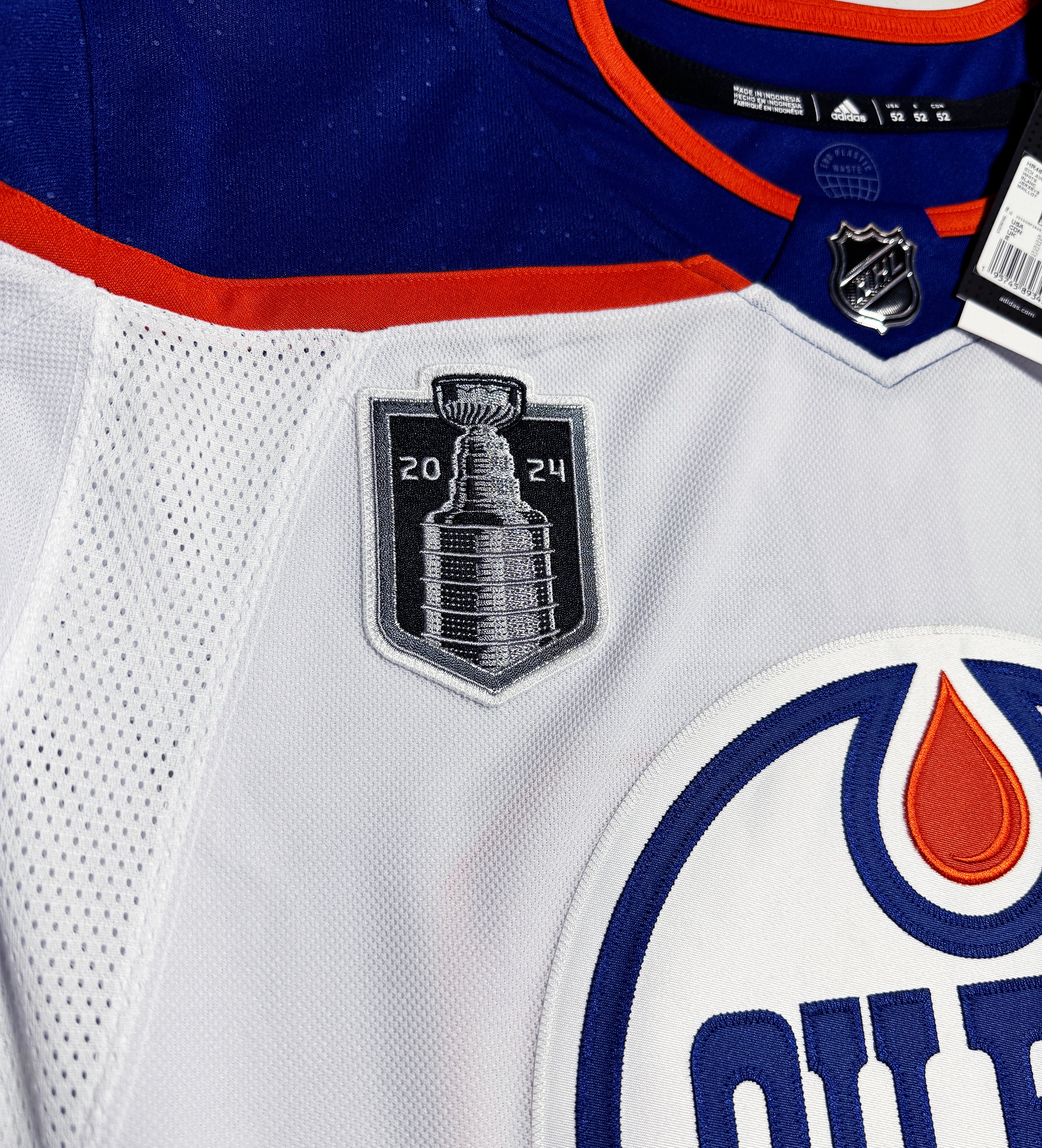 ANY NAME AND NUMBER EDMONTON OILERS 2024 STANLEY CUP FINAL HOME OR AWA
