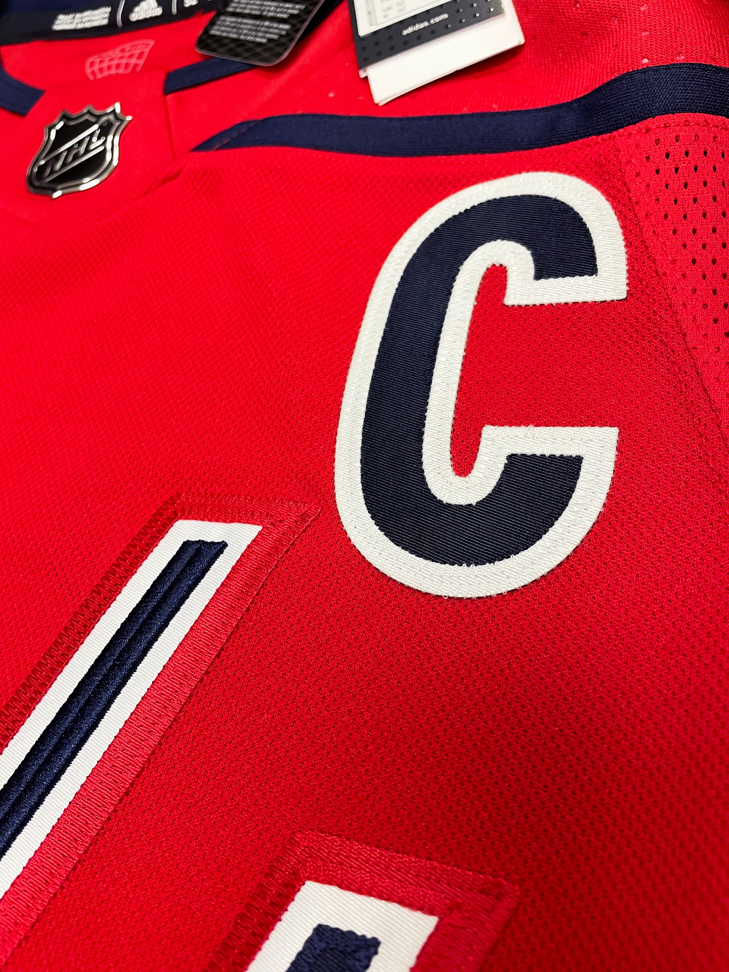 ANY NAME AND NUMBER WASHINGTON CAPITALS HOME OR AWAY AUTHENTIC