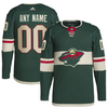 ANY NAME AND NUMBER MINNESOTA WILD HOME AUTHENTIC ADIDAS NHL JERSEY (CUSTOMIZED PRIMEGREEN MODEL)